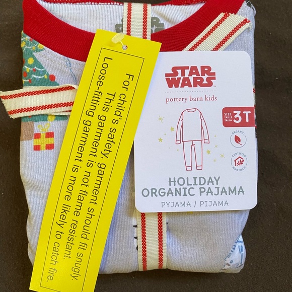 Pottery Barn 3t Star Wars Christmas pajamas - Picture 2 of 2